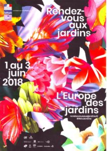 Affiche "Rendez-vous aux Jardin" 2018